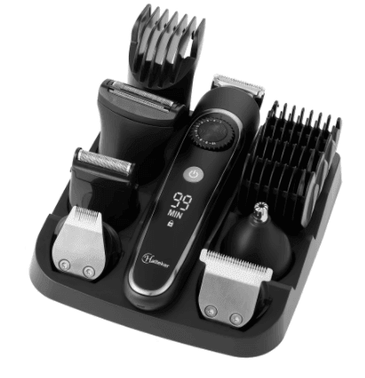 Hatteker 6 in 1 Waterproof Cordless Rechargeable Beard Trimmer Hair Clipper Hair Trimmer Grooming RFC-591605 - HATTEKER