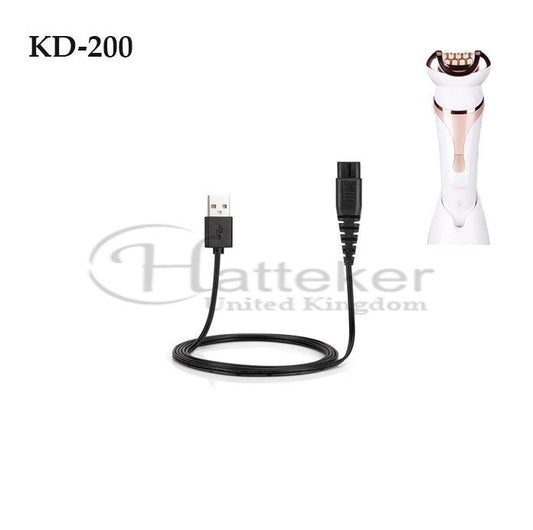 HATTEKER USB Charger For Hatteker Epilator Women KD-200 - HATTEKER