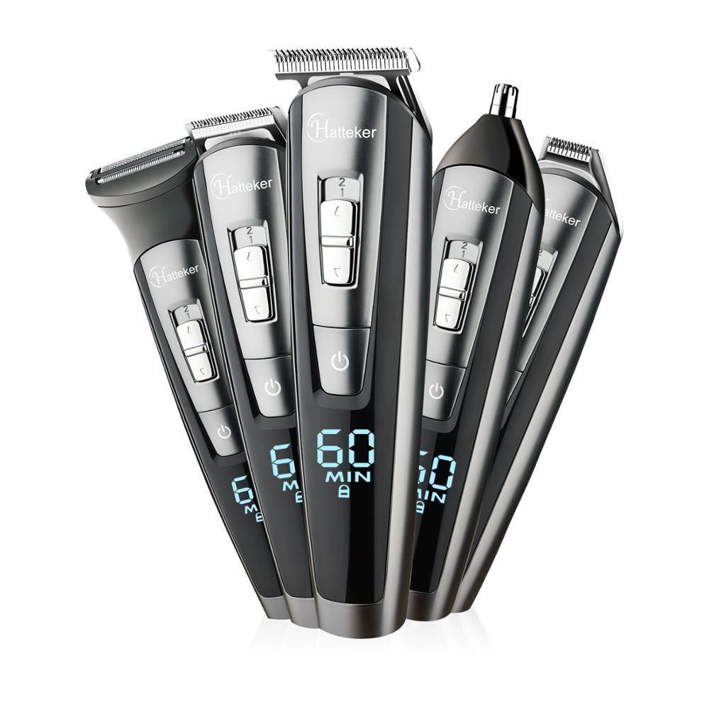 HATTEKER professional hair trimmer waterproof 5 in1 RFC-588 - HATTEKER