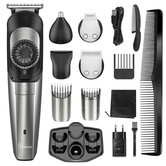 Hatteker Profession Hair Clipper Adjustable Hair Cutter 5 in 1 RFC-5917 - HATTEKER
