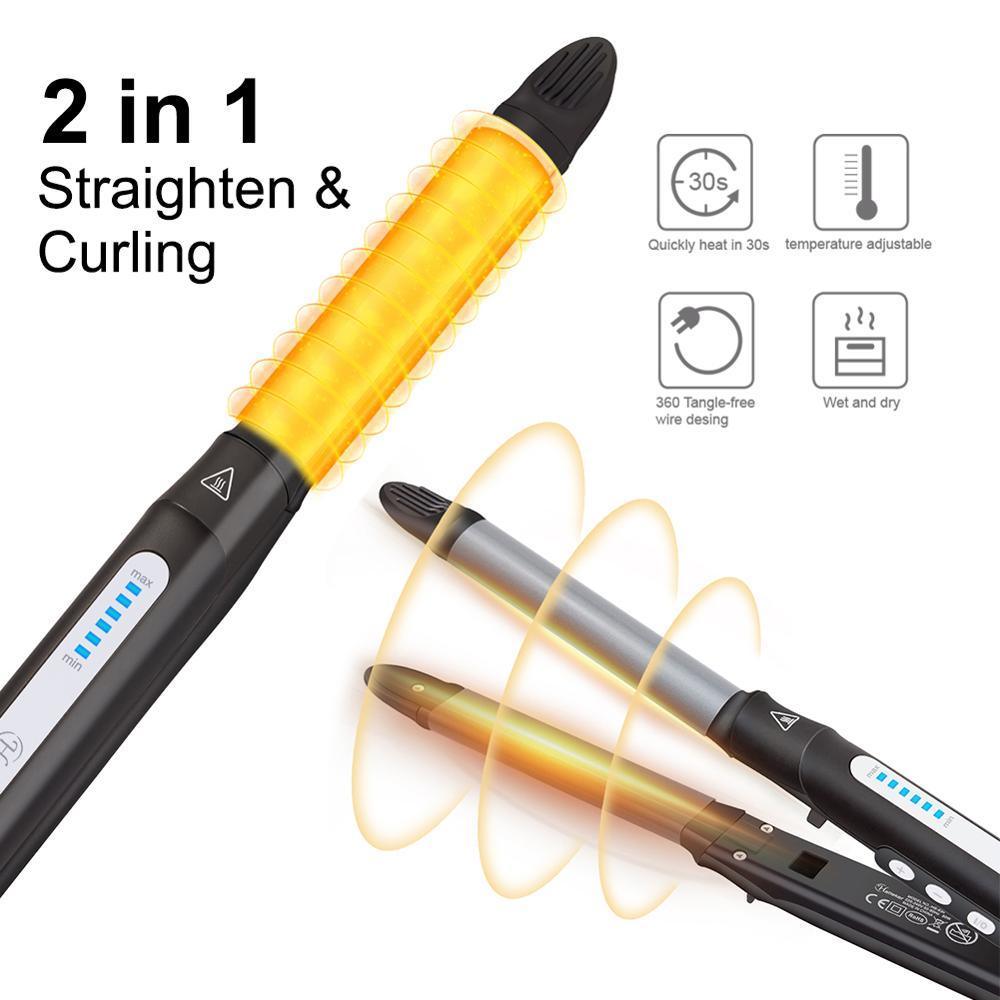 HATTEKER Professional Hair Straightener Multifunctional - HATTEKER