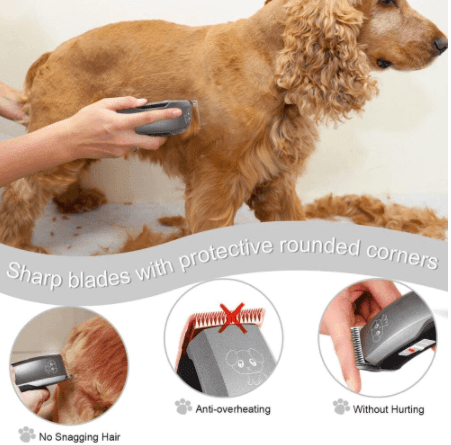 HATTEKER pet hair clipper Dog Cat Hair Trimmer Animal - HATTEKER
