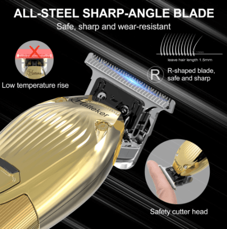 Hatteker Professional Hair Clippers Cordless Pro Li Outlining Trimmer - HATTEKER