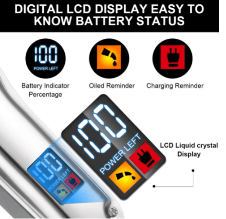 HATTEKER New Design Hair Clipper Metal Sharp Blade Professional - HATTEKER