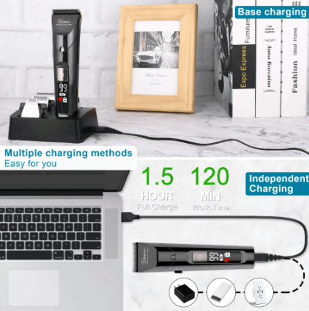 Hatteker 4 in 1 professional electric hair clipper Waterproof RFC-69104 - HATTEKER